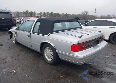 1993 Mercury Cougar Xr7 from USA, damaged, VIN 1MEPM624XPH633282